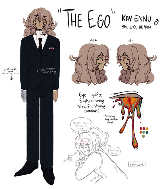 Character Sheet - &quot;The Ego&quot;